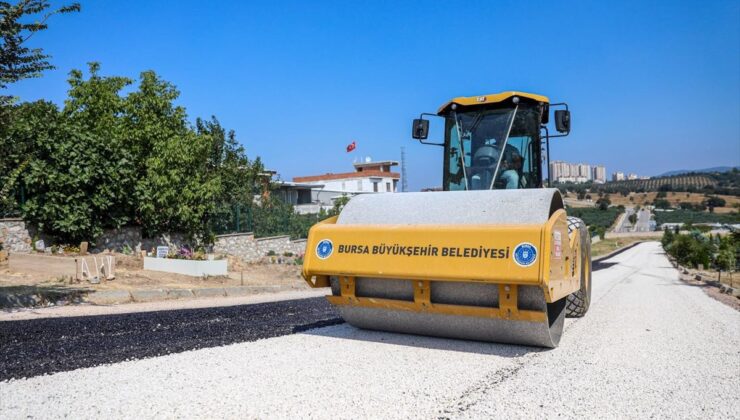 Bursa’da Mezarlık Yolları Yenileniyor