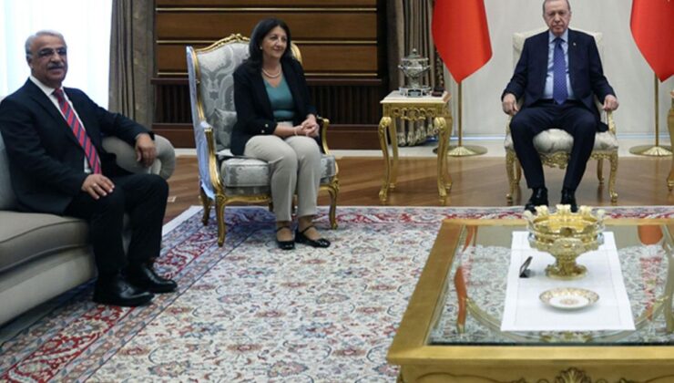 Cumhurbaşkanı Erdoğan ile görüşen DEM Parti İmralı Heyeti: Sürecin kararlılıkla sürdürüleceği teyit edildi
