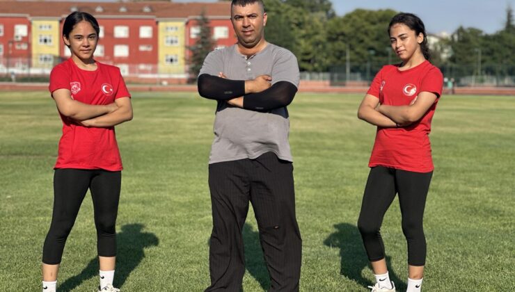 Dangal filminden ilham alan iki kız kardeş, güreşte Türkiye şampiyonu oldu