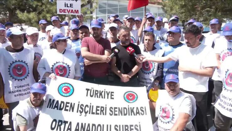 Doruk Madencilik İşçilerinden Yıldızlar SSS Holding Önünde 29 Gündür Süren Eylem: ‘Biz Sadaka İstemiyoruz’
