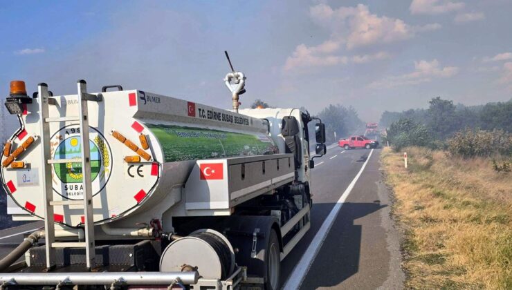 Edirne’de Orman Yangını Kontrol Altına Alındı