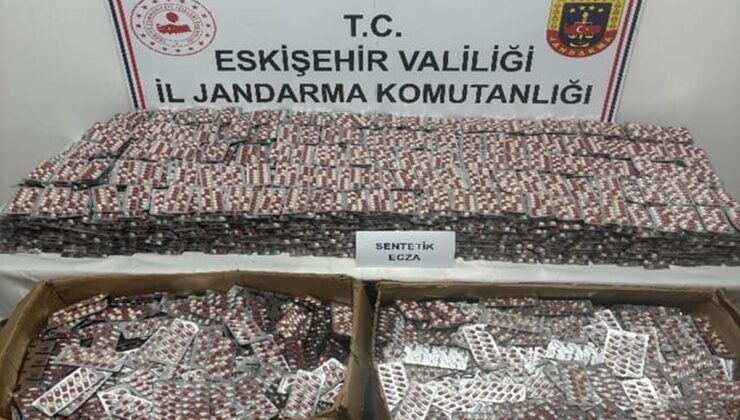 Eskişehir’de 84 Bin 227 Sentetik Hap Ele Geçirildi: 3 Tutuklama