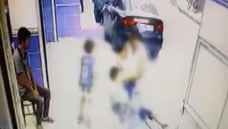 Gaziosmanpaşa’da çocuklara şiddet anları kamerada
