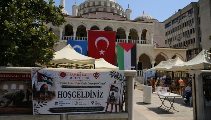 Gazze İçin Fırçalar Denizli’de Kıpırdadı