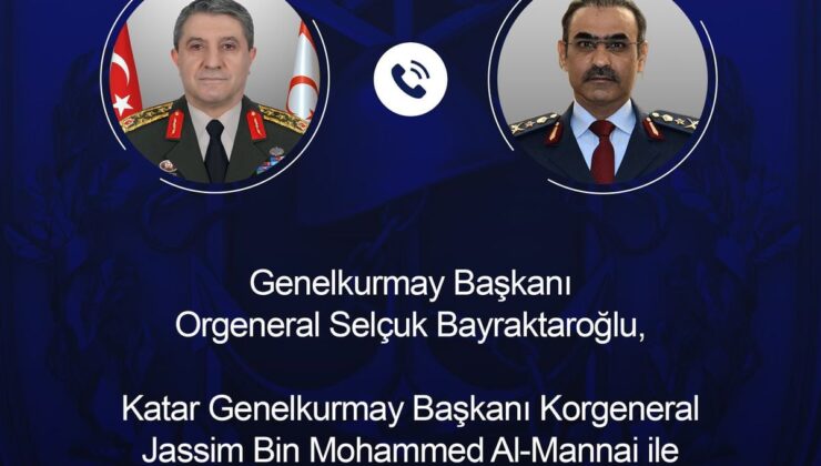 Genelkurmay Başkanı Bayraktaroğlu, Katar Genelkurmay Başkanı ile Görüştü