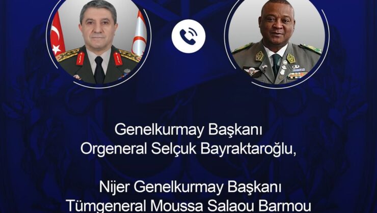 Genelkurmay Başkanı Bayraktaroğlu, Nijerli mevkidaşıyla görüştü