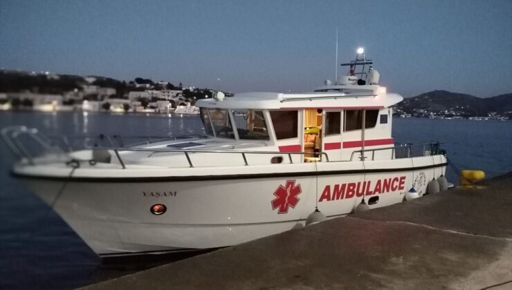 İleryoz’dan Bodrum’a Deniz Ambulansıyla Kurtarma
