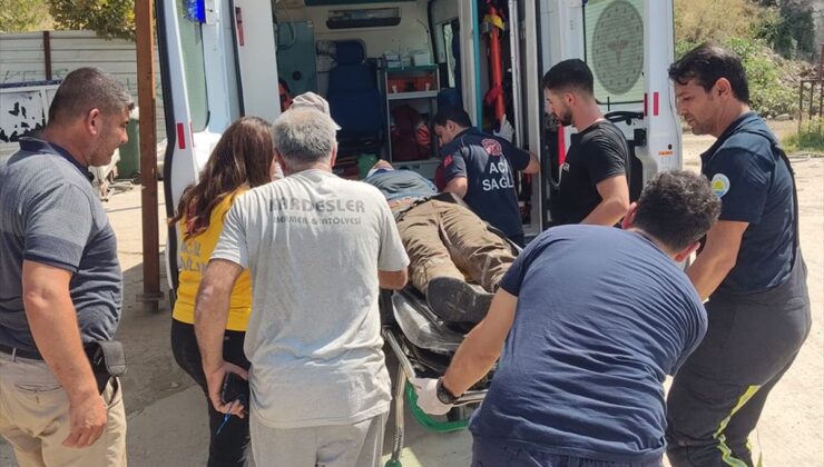 İnşaatta elektrik akımı: 1 yaralı