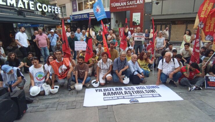 İzmir’den Ankara’daki madenci eylemine destek: ‘Ödeme ya da alacakların devlet güvencesine alınması dışında çözüm kabul etmiyoruz’