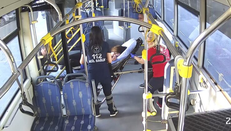 Kayseri’de Özel Halk Otobüsü Şoförü Fenalaşan Yolcuyu Hastaneye Yetiştirdi