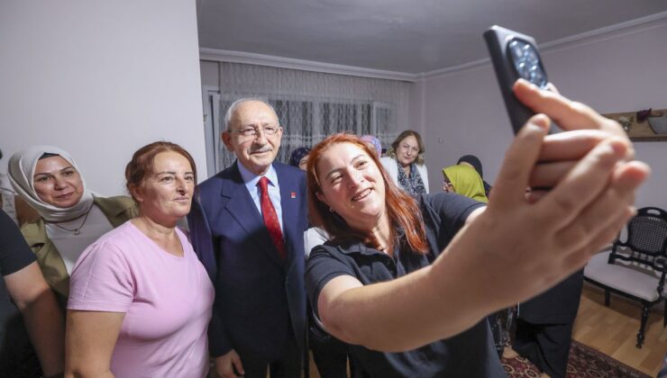 Kılıçdaroğlu, Sincan’da gündelik ev işlerinde çalışan kadınlarla buluştu