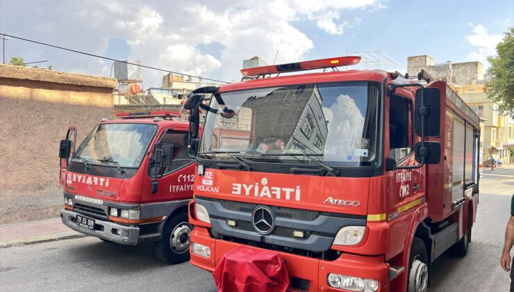 Kilis’te metruk evde çıkan yangın söndürüldü