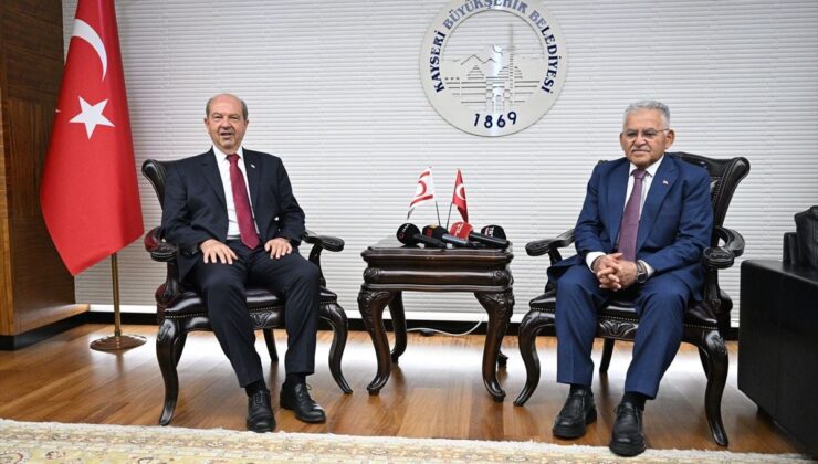 KKTC’nin 5. Cumhurbaşkanı Ersin Tatar, Kayseri’de ziyaretlerde bulundu