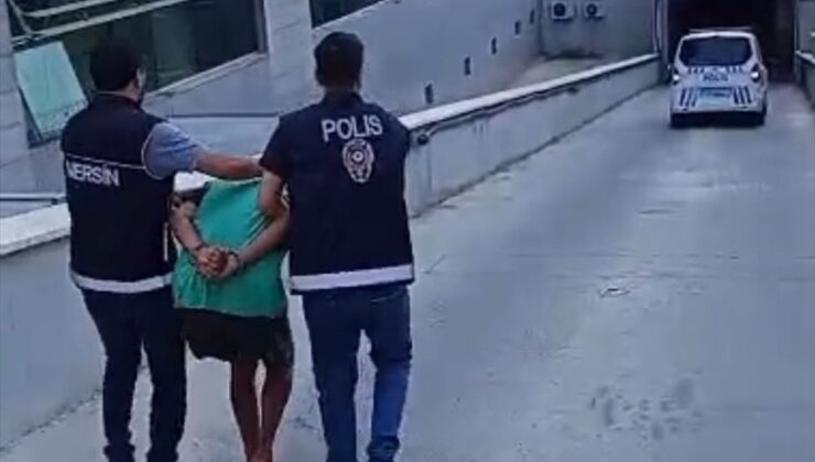 Mersin’de markette çocuğa şiddet uygulayan zanlı adliyede