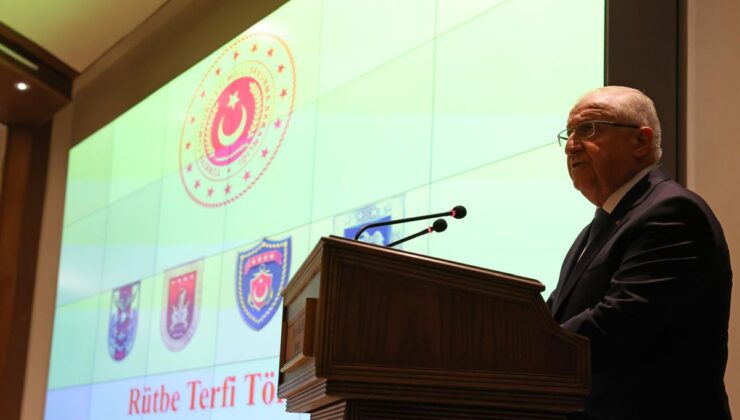 Milli Savunma Bakanı Güler, Rütbe Terfi Töreni’ne Katıldı