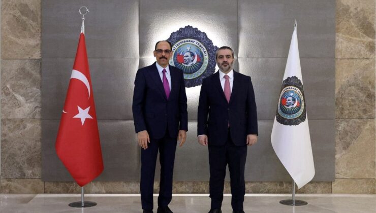 MİT Başkanı Kalın ile Suriye Dışişleri Bakanı Şeybani Ankara’da Görüştü