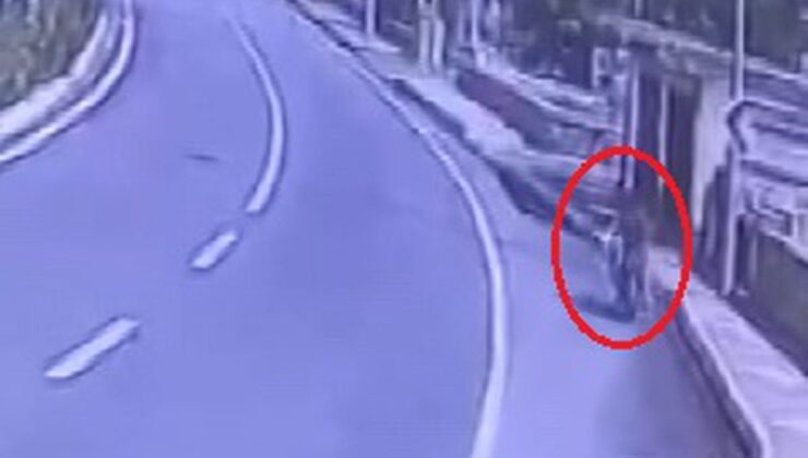 Nevşehir’de Motosiklet Kazası Kamerada