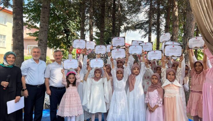 Niksar’da Yaz Kur’an Kursları Kapanış Programı Yapıldı