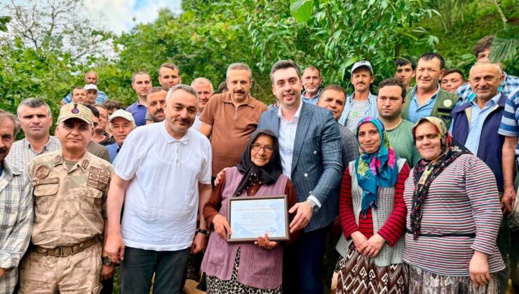 Ordu’da Cami İçin 600 Kilo Fındık İmeceyle Toplandı