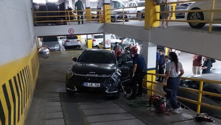 Otoparkta SUV çarpması: 1 yaralı