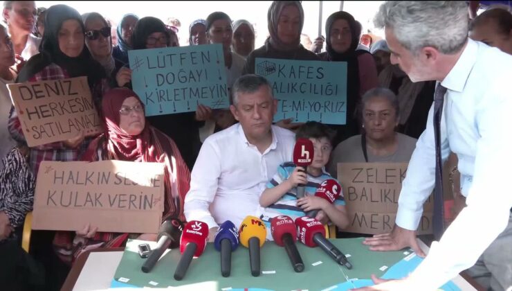 Özgür Özel’den Pazar’da kafes balıkçılığına tepki: ‘Bu kafesler mutlaka ortadan kaldırılmalı’