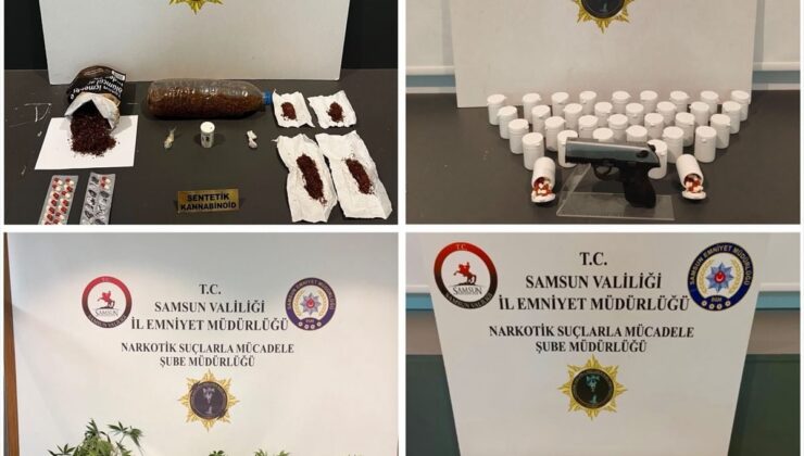 Samsun’da Büyük Uyuşturucu Operasyonu: 8 Gözaltı