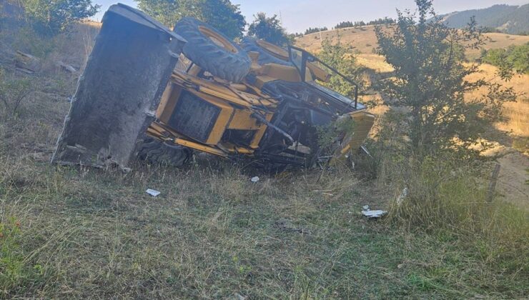 Samsun’da iş makinesi devrildi: 1 ölü