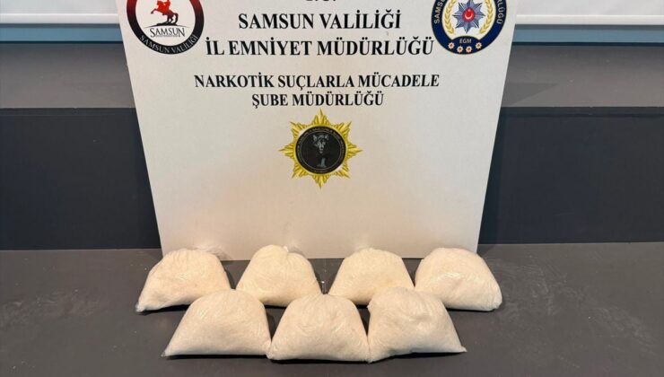 Samsun’da Tırda 7 Kilo Sentetik Uyuşturucu, 2 Gözaltı