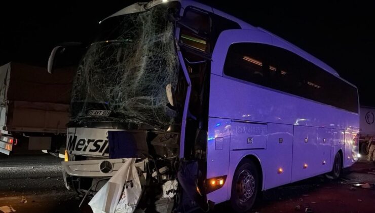 Siverek’te otobüs kazası: 13 yaralı
