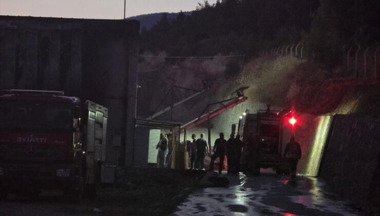 Turgutlu’da yumurta tesisi yangını