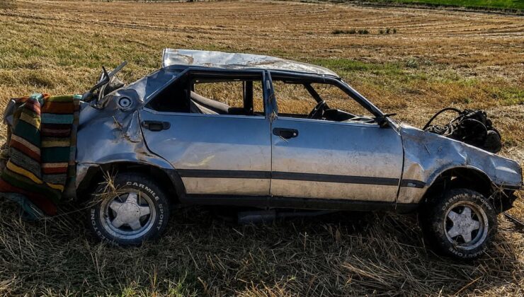 Uzunköprü’de Feci Kaza: Otomobil Şarampole Yuvarlandı, 1 Yaralı