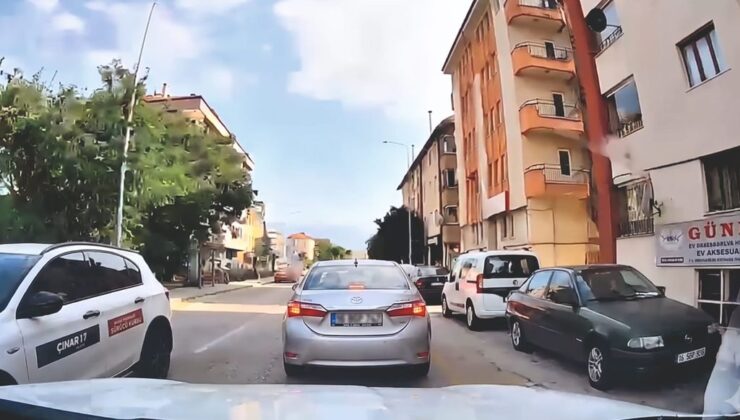 Yola Çöp Atan Sürücüye Araç İçi Kamerasından Ceza