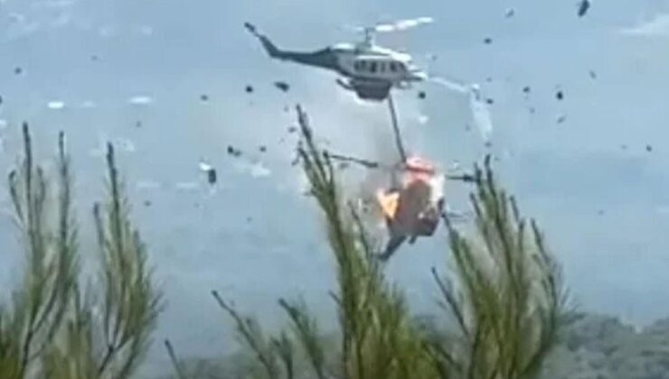 Yunanistan’da orman yangınlarına müdahalede facia: 2 helikopter havada çarpıştı