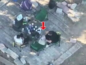 Zehir tacirlerine dronlu baskın! Yakayı ele verdiklerinin farkına bile varamadılar