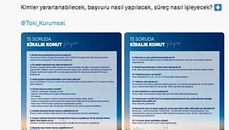15 soruda kiralık sosyal konut kampanyası