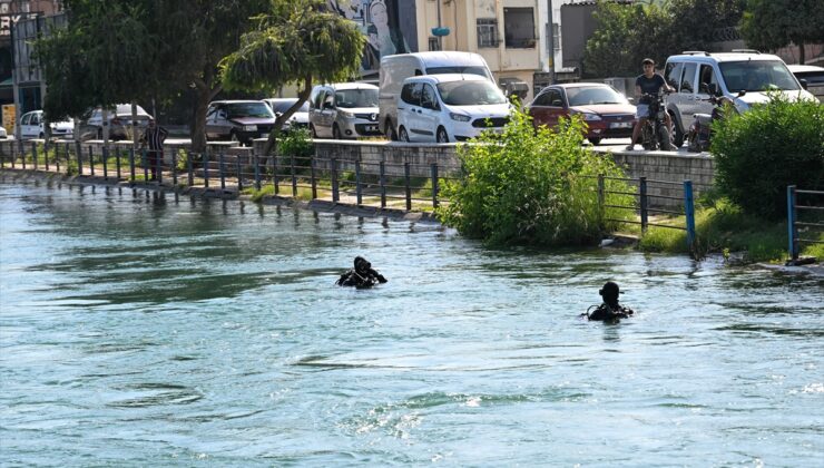 Adana’da sulama kanalına düşen kişi kayboldu