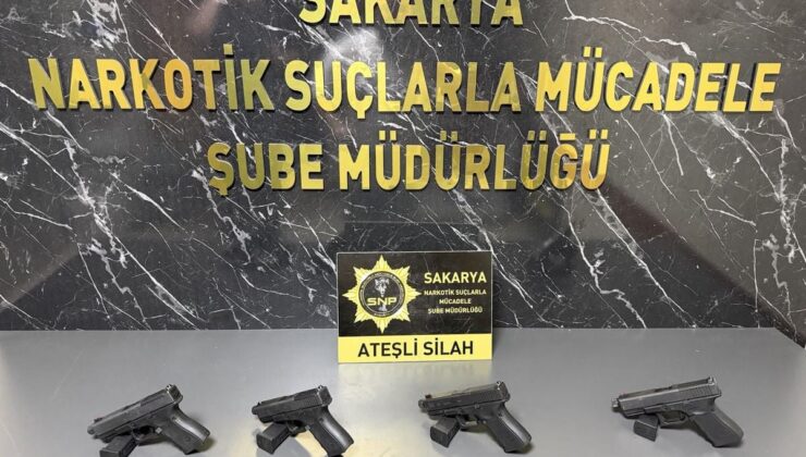 Akyazı’da Silah Operasyonu: 4 Tabanca Ele Geçirildi