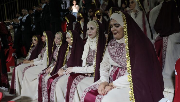 Albüm: Batı Şeria’da 88 çift toplu nikah töreniyle dünyaevine girdi