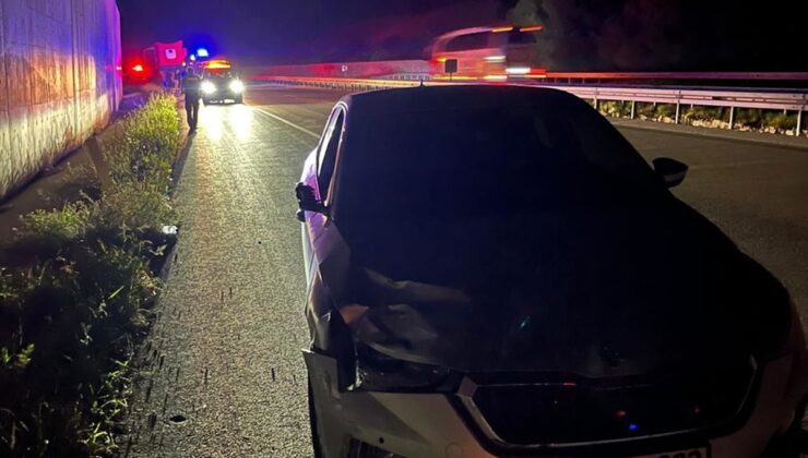 Amasya’da Tır Tamiri Sırasında Otomobil Çarptı: 1 Ağır Yaralı