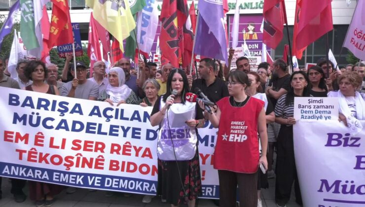 Ankara’da 1 Eylül Dünya Barış Günü Yürüyüşü: ‘Geleceğimizi Savaşa Teslim Etmeyeceğiz’