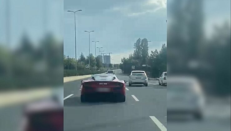 Ankara’da makas atan lüks otomobilin sürücüsüne 90 bin lira ceza! Ehliyetine el konuldu, araç trafikten men edildi