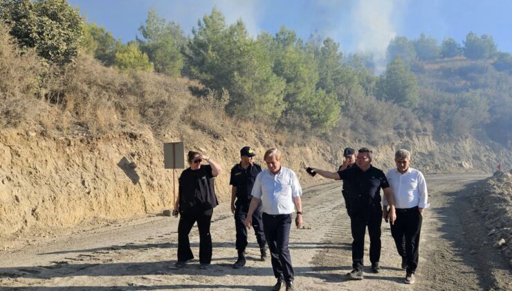 Antalya Serik’teki yangın kontrol altına alındı; 6 ev yandı
