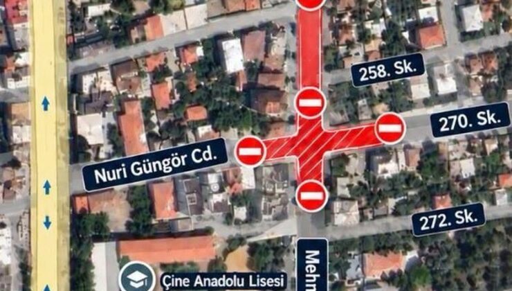 Aydın Çine’de üstyapı çalışması nedeniyle Şevketiye’de yol bölümü trafiğe kapanacak