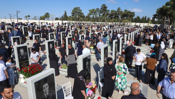 Azerbaycan’da 2. Karabağ Savaşı’nın 6. yılında şehitler anıldı