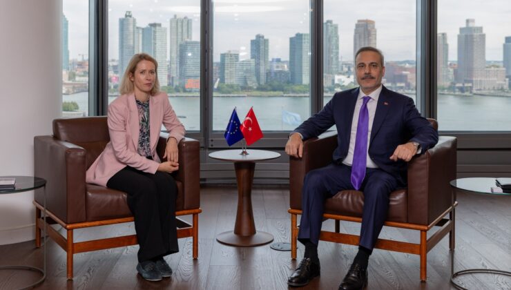 Bakan Fidan, AB Yüksek Temsilcisi Kallas’la New York’taki Türkevi’nde buluştu