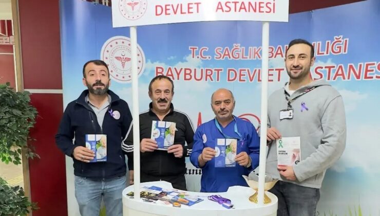 Bayburt Devlet Hastanesinde lenfoma ve prostat kanserine farkındalık eğitimi verildi