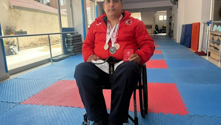 Bel kemiği kırılan Mehmet Erol Arabacı, 8 ayda para tekvandoda Türkiye ikincisi oldu