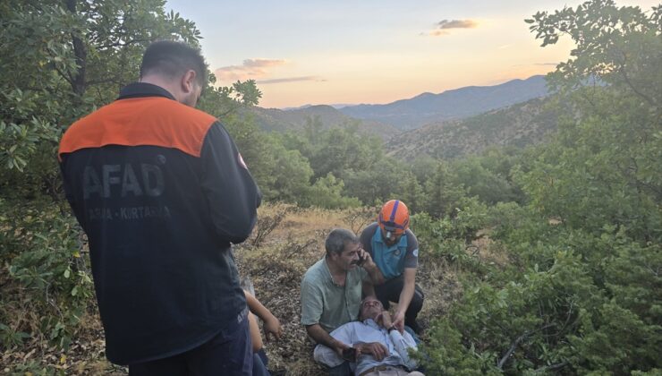 Bingöl Genç’te palamut toplamaya giden kişi ormanda kayboldu, sağ bulundu