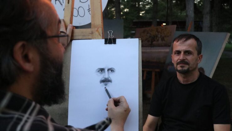 Bob Ross’tan İlham Alan Ressam Mahmut Elmalı, Portre Sanatıyla Kayseri’de Fark Yaratıyor