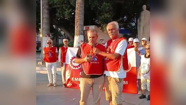 Bodrum’da emekliler seyyanen ödemenin memur emeklilerine yansıtılmasını istedi